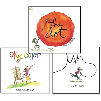 全球暢銷經典《點 The Dot》彼得．雷諾茲創意繪本三部曲  Peter Reynolds Picture Book Pack