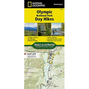 Olympic National Park Day Hikes Map