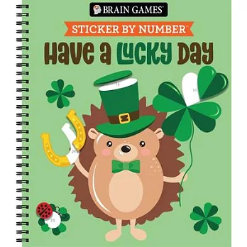Brain Games - Sticker by Number: Have a Lucky Day