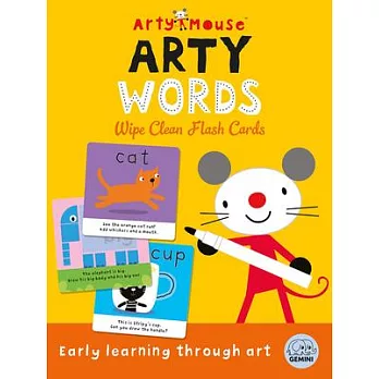 Arty Mouse Arty Words Wipe Clean Flash Cards