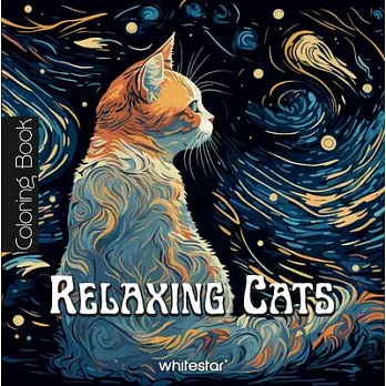 Relaxing Cats Coloring Book