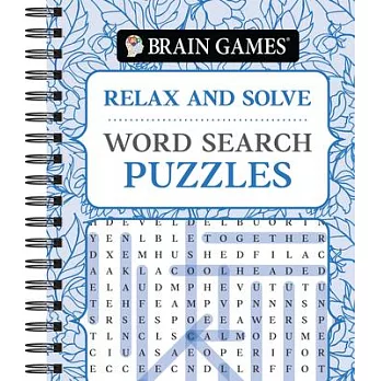 Brain Games - Relax and Solve: Word Search Puzzles (Pattern Cover)