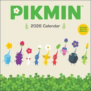 Pikmin 2026 Wall Calendar
