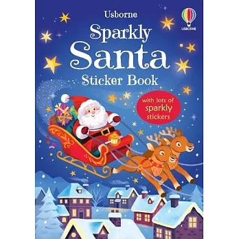 閃亮聖誕貼紙書 Sparkly Santa Sticker Book (Sparkly Sticker Books)