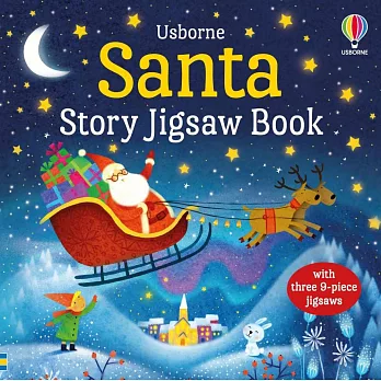 聖誕故事拼圖書（附３張拼圖）Santa Jigsaw Puzzle Book