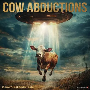 Cow Abductions 2026 Wall Calendar
