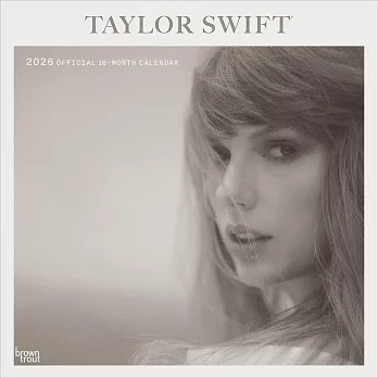 Taylor Swift Official 2026 12 X 24 Inch (Hanging) Monthly Square Wall Calendar Plastic-Free