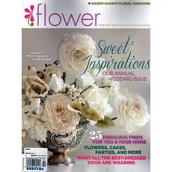 flower magazine  2月號/2015