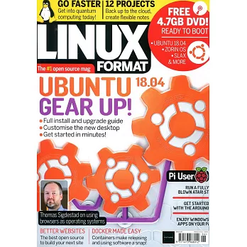 LINUX FORMAT 第237期 6月號/2018