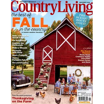 COUNTRY LIVING 美國版 11月號/2018