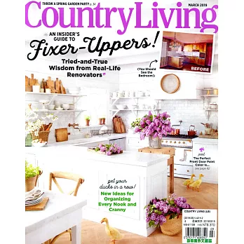 COUNTRY LIVING 美國版 3月號/2019