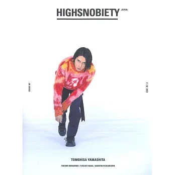 HIGHSNOBIETY JAPAN ISSUE 07：山下智久