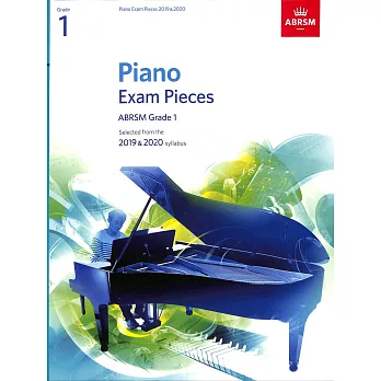 ABRSM 英國皇家 2019-2020 鋼琴考試指定曲 第1級