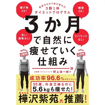 3か月で自然に痩せていく仕組み 意志力ゼロで体が変わる! 3勤1休ダイエットプログラム