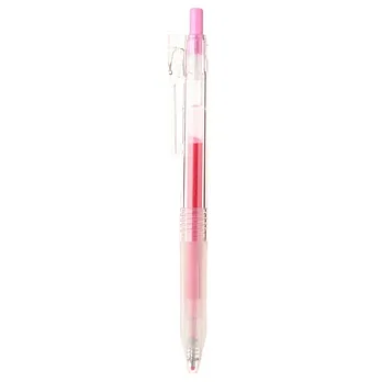 [MUJI 無印良品]滑順按壓再生膠墨筆0.5/櫻花粉
