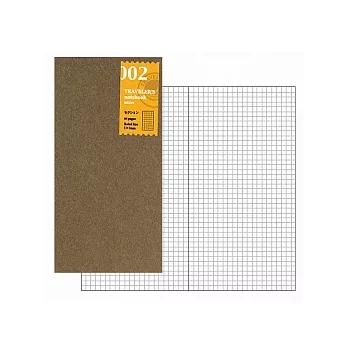 TRC Traveler’s Notebook Refill補充系列-002方格