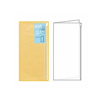 TRC Traveler’s Notebook Refill補充系列-008透明收納袋