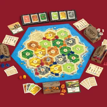 【新天鵝堡桌遊】卡坦島中文基本版（德風款）