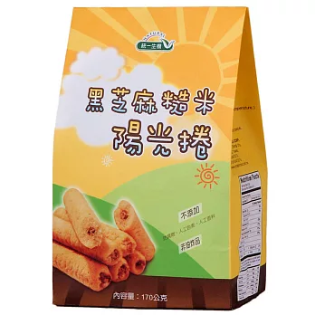 【統一生機】黑芝麻糙米陽光捲(超商取貨)