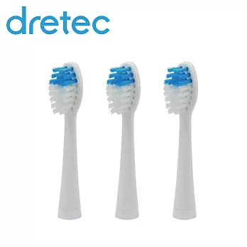 【日本DRETEC】Dr.Snoic電動牙刷替換刷頭-3入