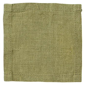 [MUJI 無印良品]麻平織杯墊/綠色