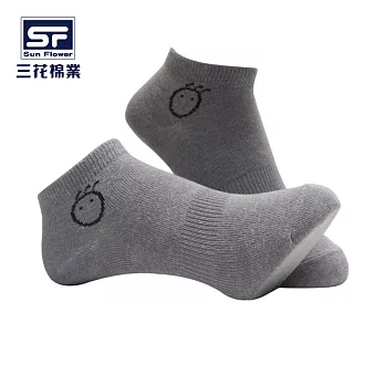 【三花棉業】60-1_三花娃娃頭隱形襪(襪子/短襪)                              灰