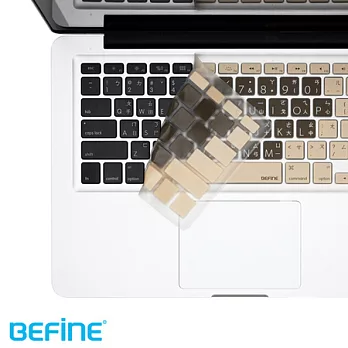 BEFINE KEYSKIN ICECREAM MacBook Pro 13/15/17 中文鍵盤保護膜(冰淇淋系列) -摩卡巧奇