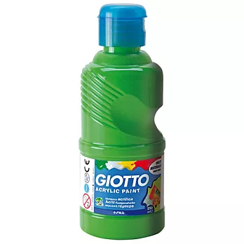 【義大利 GIOTTO】壓克力兒童顏料(單罐)250ml-綠