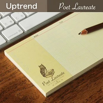 Uptrend Poet Laureate / Weekly Pad電腦週記本‧哲學家