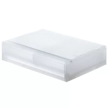 [MUJI 無印良品]PP資料盒/橫式/薄型/2格