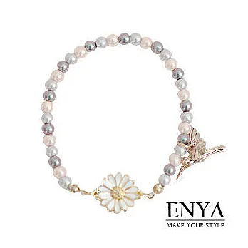 Enya★四季花語珍珠手環