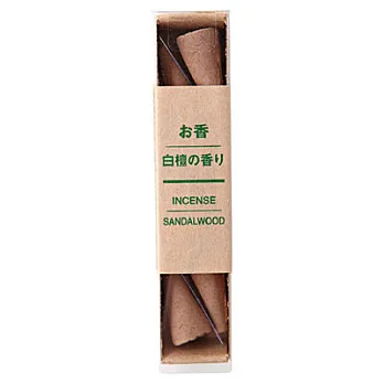 [MUJI 無印良品]線香(檀香)/錐型.6個