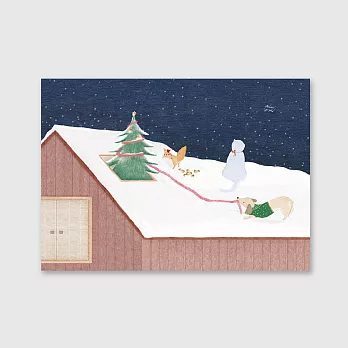 聖誕新年卡片-欣蒂小姐