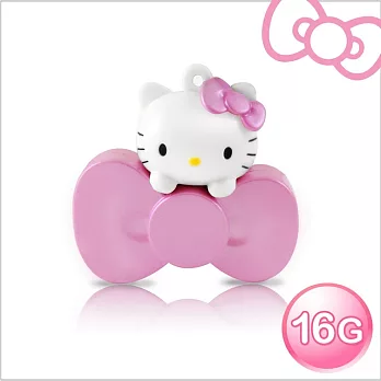 Hello Kitty 16GB 蝴蝶結系列造型隨身碟 WH-KT220P珠光粉