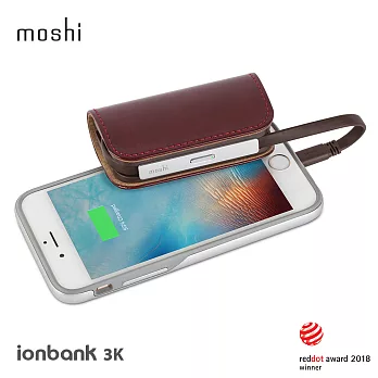 Moshi IonBank 3K 便攜式行動電源紅