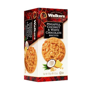 《Walkers》蘇格蘭皇家鳳梨椰香白巧克力餅乾