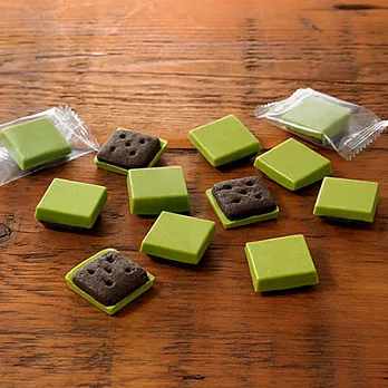 [MUJI無印良品]無選別宇治抹茶巧克力＆可可餅乾77g