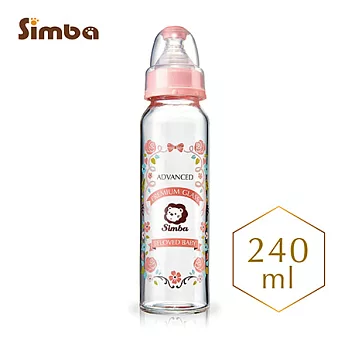 小獅王辛巴 蘿蔓晶鑽標準玻璃大奶瓶240ml大馬士革玫瑰園