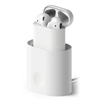 韓國Elago Apple AirPods 充電盒立架充電座_白