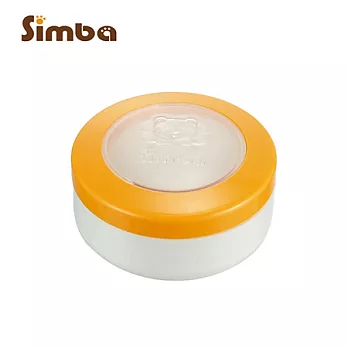 小獅王辛巴 雙層造型粉撲盒溫暖橘