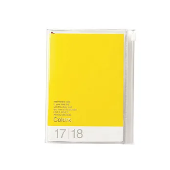 【MARK’S】2018 週間直式手帳_ Colors(A6)_黃