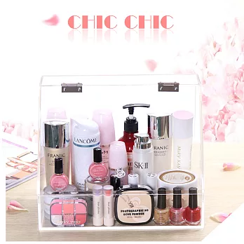 CHIC CHIC 超大防塵掀蓋式桌面壓克力收納架