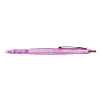 【BIC】Clear Clic Sparkle 0.7原子筆_粉