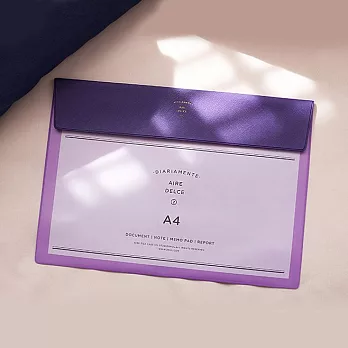 2NUL 彩虹糖魔鬼氈文件資料夾A4-紫羅蘭