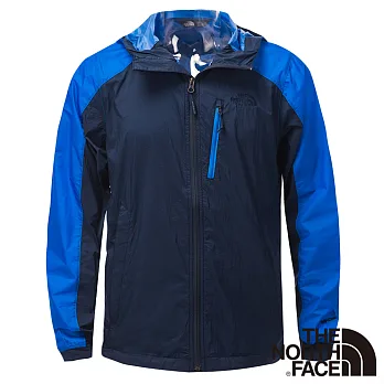 【The North Face】男 風衣外套L宇宙藍/轟炸機藍藤蔓