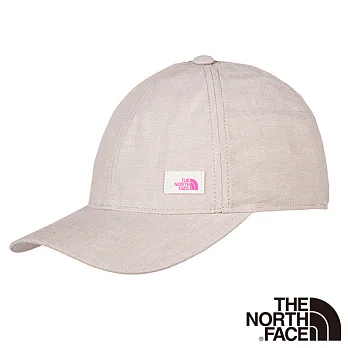 【The North Face】女 抗UV遮陽帽淺灰棕