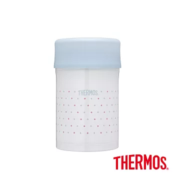 【THERMOS膳魔師】 不鏽鋼真空食物燜燒罐0.5L(JBN-500-BT) 藍點點BT