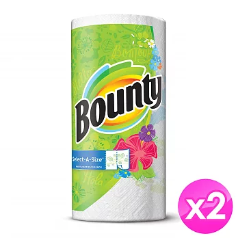 【美國 Bounty】廚房清潔紙巾-隨意撕(131張-2入組)