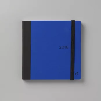 【法國QuoVadis】2018橫式週誌_Soft&color(16x16cm)(深藍)