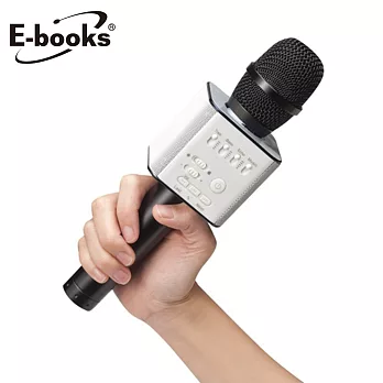E-books D20 藍牙多聲道行動K歌麥克風喇叭黑